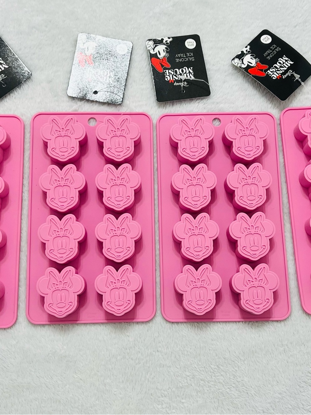 Disney Pink Minnie Mouse Silicone Candy & Chocolate Mold Tray